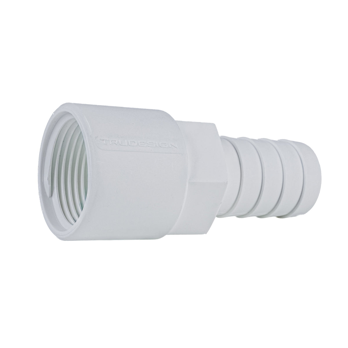 Hose Barb 1" x 1" (25.4mm x 25.4mm) NPS Female Thread, White – image 3