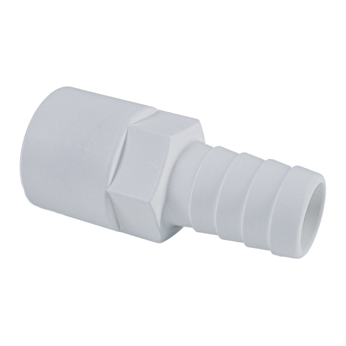 Hose Barb 1" x 1" (25.4mm x 25.4mm) NPS Female Thread, White – image 5