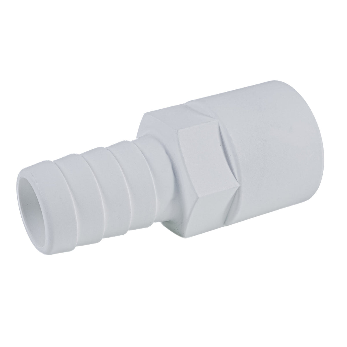 Hose Barb 1" x 1" (25.4mm x 25.4mm) NPS Female Thread, White – image 6
