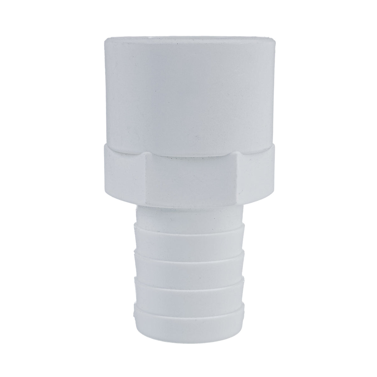 Hose Barb 1.25" x 1.25" (31.8mm x 31.8mm) NPS Female Thread, White – image 2