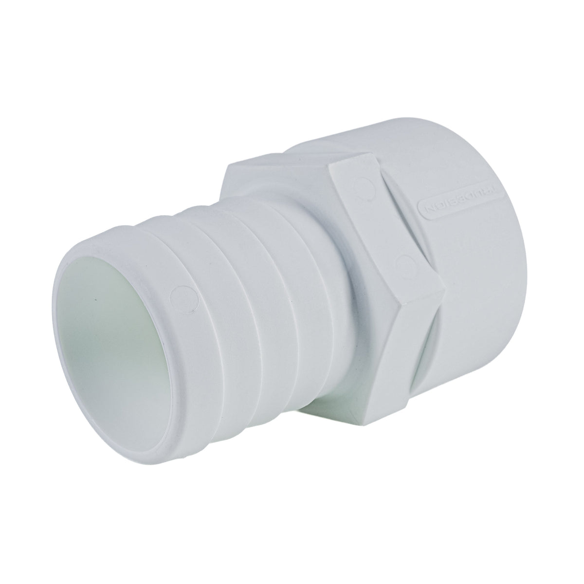Hose Barb 2" x 2" (50.8mm x 50.8mm) NPS Female Thread, White – image 4