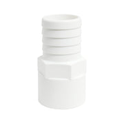 Hose Barb Unequal 1.5" x 1.25" (38.1mm x 31.8mm) NPS Female Thread, White