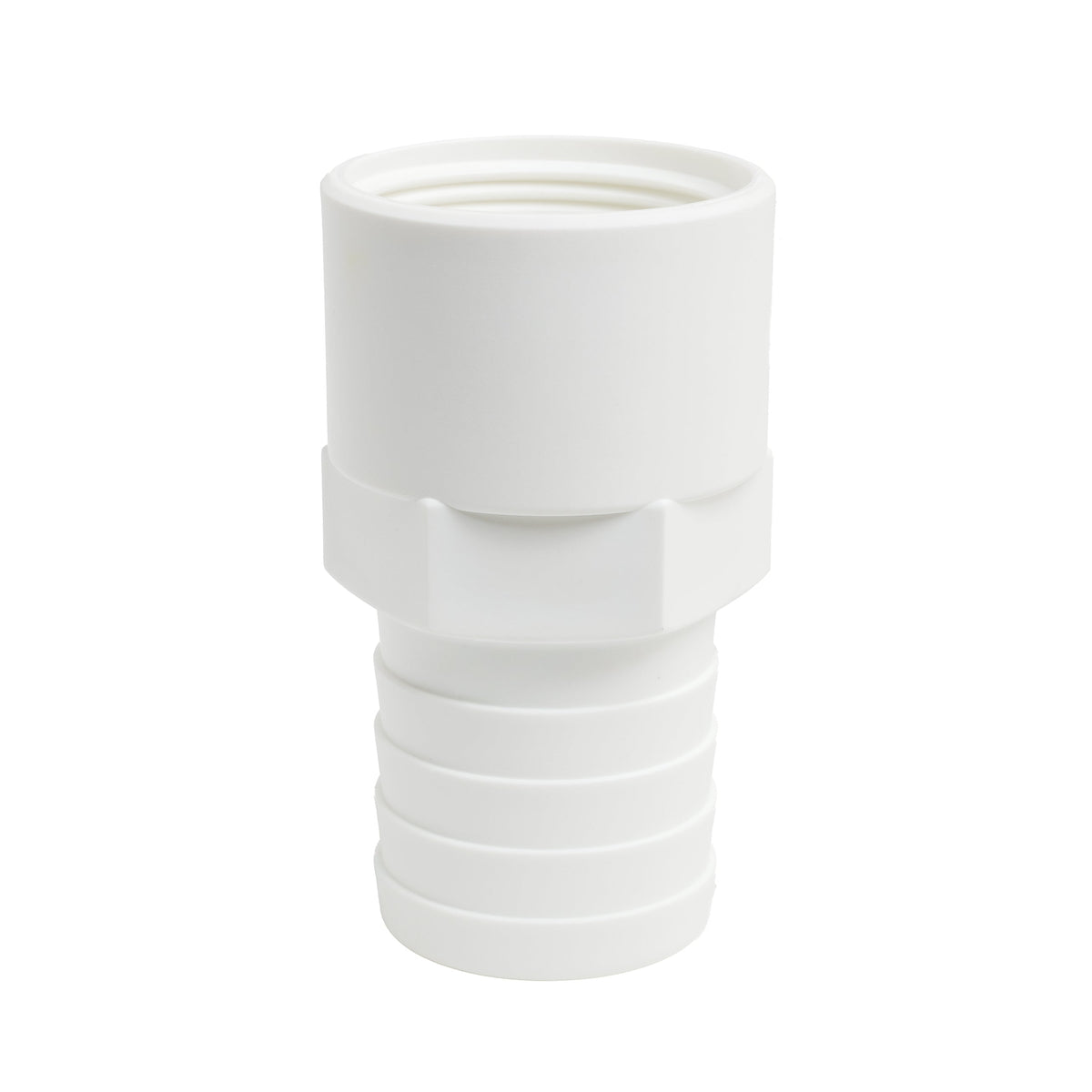 Hose Barb Unequal 1.5" x 1.25" (38.1mm x 31.8mm) NPS Female Thread, White – image 2