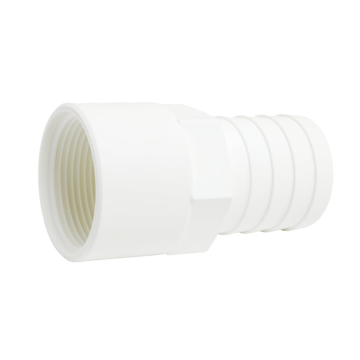 Hose Barb Unequal 1.5" x 1.25" (38.1mm x 31.8mm) NPS Female Thread, White – image 3