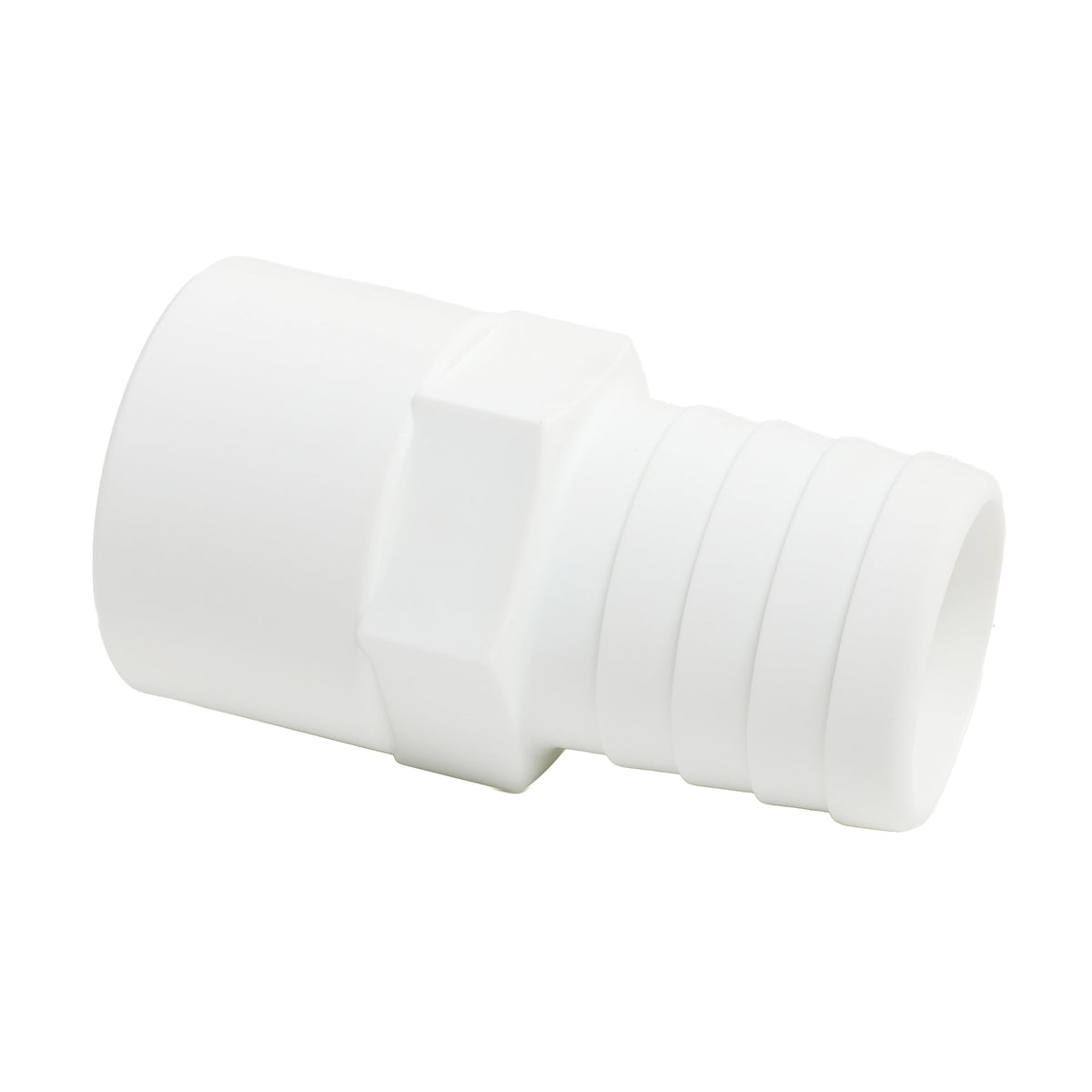 Hose Barb Unequal 1.5" x 1.25" (38.1mm x 31.8mm) NPS Female Thread, White – image 4