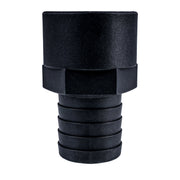 Hose Barb 1.5" x 1.5" (38.1mm x 38.1mm) NPS Female Thread, Black – image 2