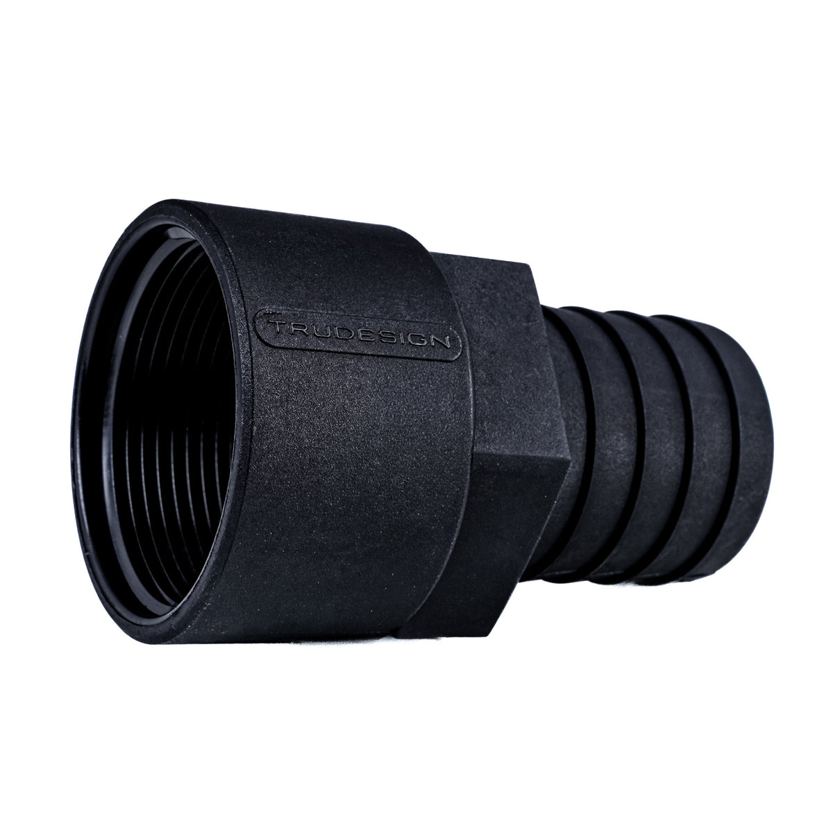 Hose Barb 1.5" x 1.5" (38.1mm x 38.1mm) NPS Female Thread, Black – image 3
