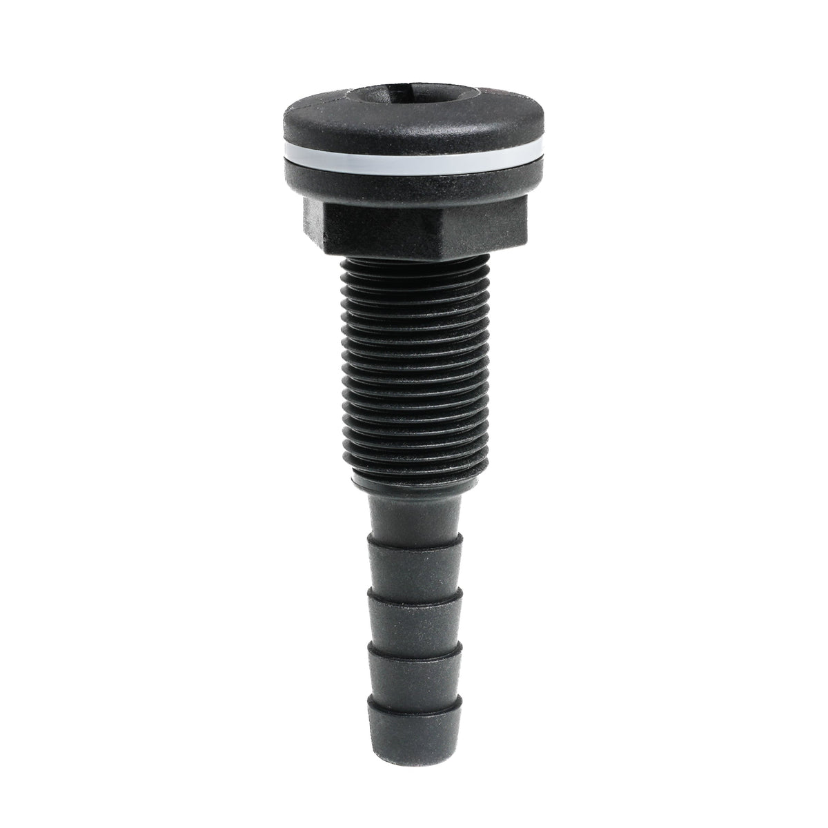 Thru-hull with Hose Barb 0.5" x 0.5" (12.7mm x 12.7mm) BSP