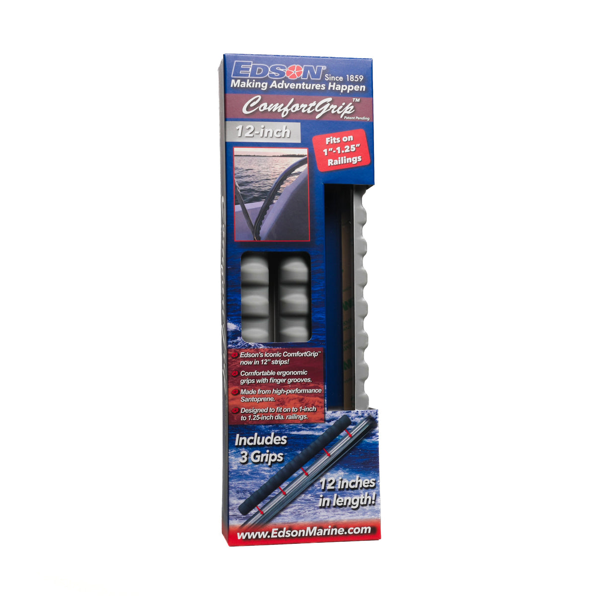 ComfortGrip 3-Pack, 12" GRAY – image 2