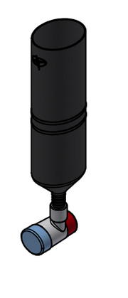 Carbon Fiber Tuna Tubes NO Brackets – 6" with pump / No Mount
