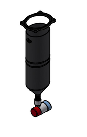Carbon Fiber Tuna Tubes NO Brackets – 5" with pump / Lid Clamp