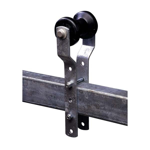 CE Smith 5 in Galvanized Keel Roller Bracket – 10301G40