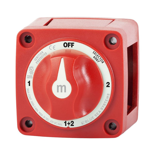 Blue Sea Systems m-Series Mini Selector Battery Switch – 6007