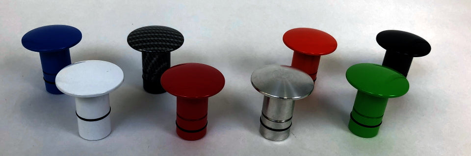 Bob's Machine Shop Deck Plug - Pedestal Seat Plug - 1.77 in hole - Black