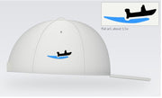 MABA Flag Wake Hat – Make America Boat Again – White, right side