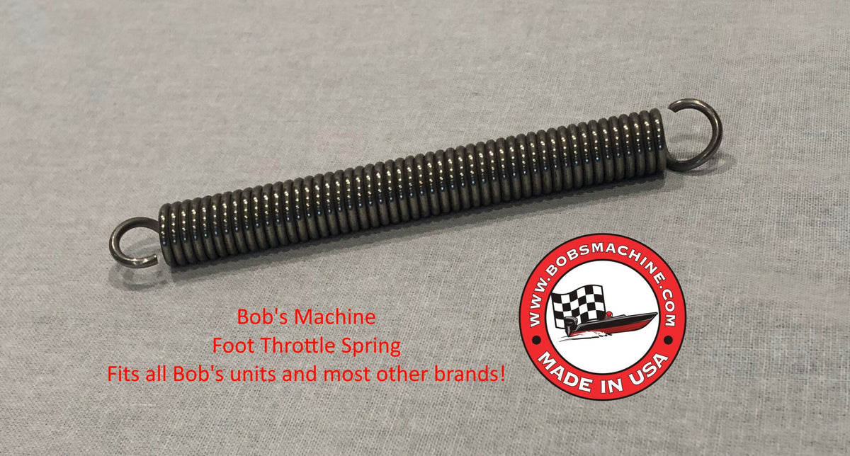 Bob's Machine Shop Foot throttle slide plate anodized black