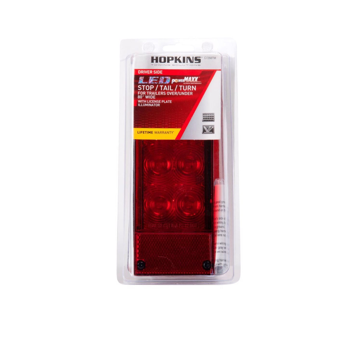 Hopkins LED Submersible Low-Profile LH Combination Trailer Light – C7288TM