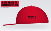 MABA Script Hat – Make America Boat Again – Red, left side
